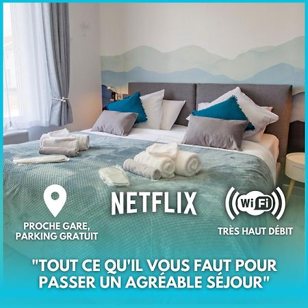 Châlons-en-Champagne Cocon D'Hiver - Netflix & Wifi - Parking Gratuit - Check-In 24H24 - Kit Bebe Inclus - Emplacement Velos - Goodmarning מראה חיצוני תמונה