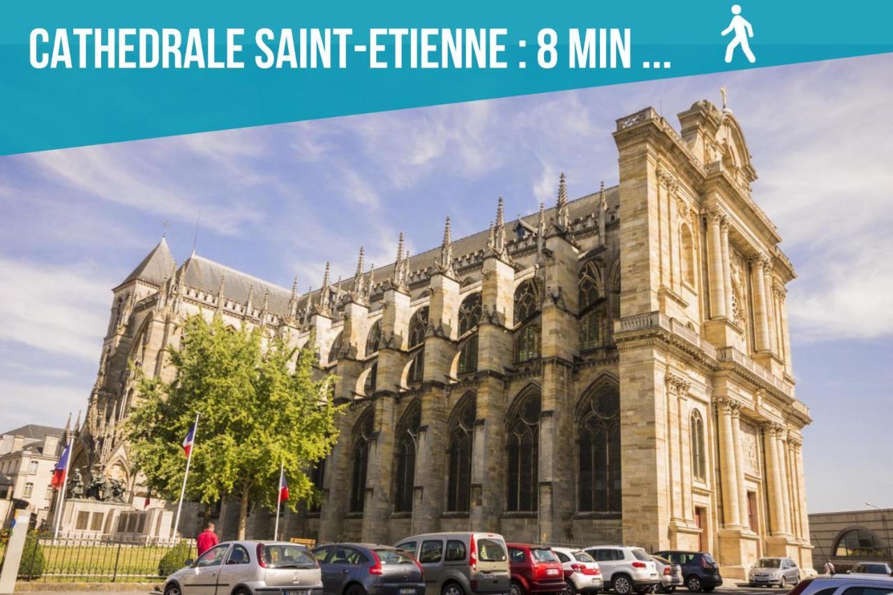 Châlons-en-Champagne Cocon D'Hiver - Netflix & Wifi - Parking Gratuit - Check-In 24H24 - Kit Bebe Inclus - Emplacement Velos - Goodmarning מראה חיצוני תמונה