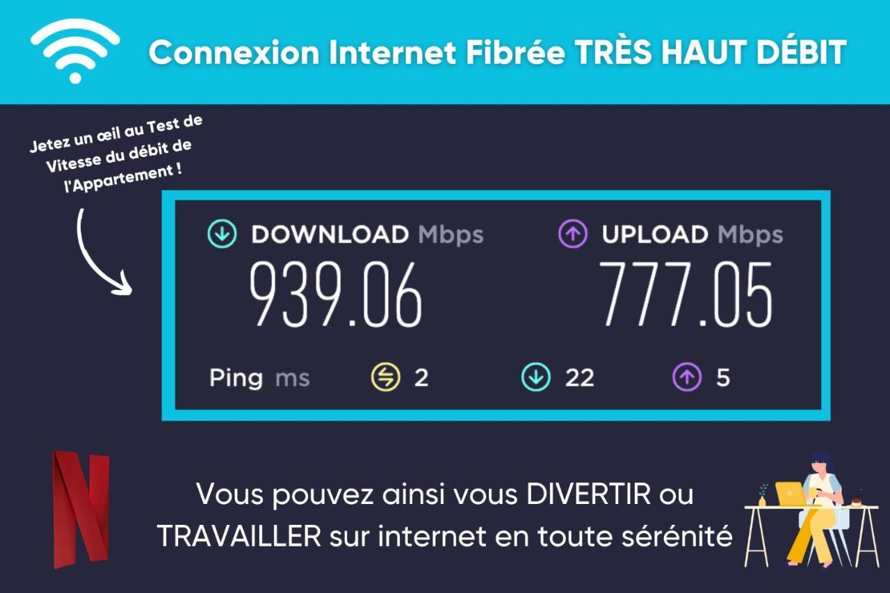 Châlons-en-Champagne Cocon D'Hiver - Netflix & Wifi - Parking Gratuit - Check-In 24H24 - Kit Bebe Inclus - Emplacement Velos - Goodmarning מראה חיצוני תמונה